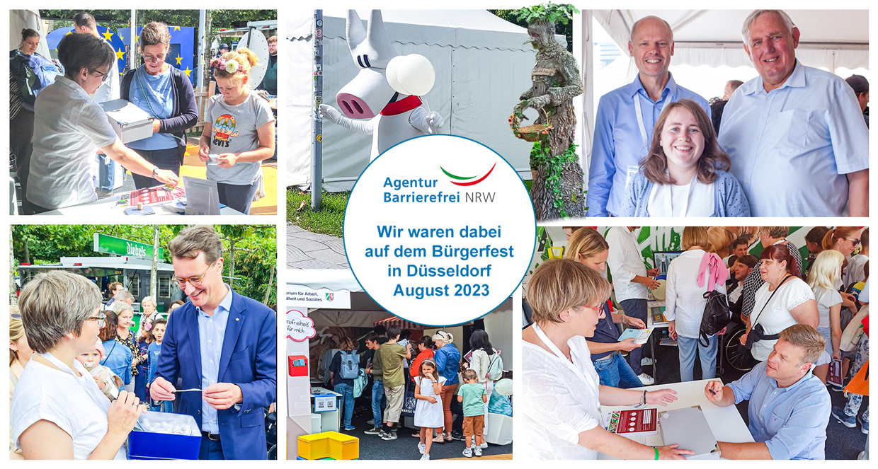 Unsere Teilnahme Beim Bürgerfest In Düsseldorf - Agentur Barrierefrei NRW